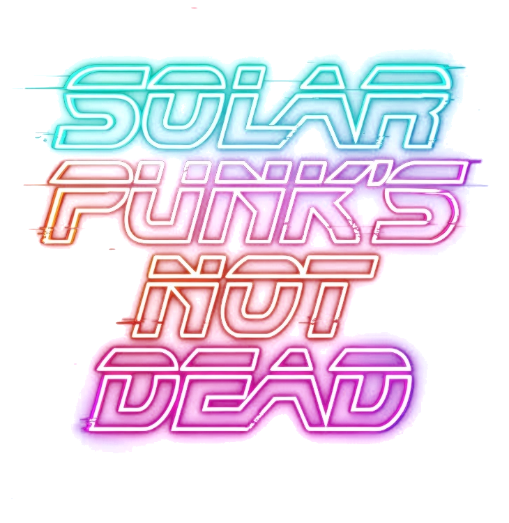 Solar Punk's Not Dead logo